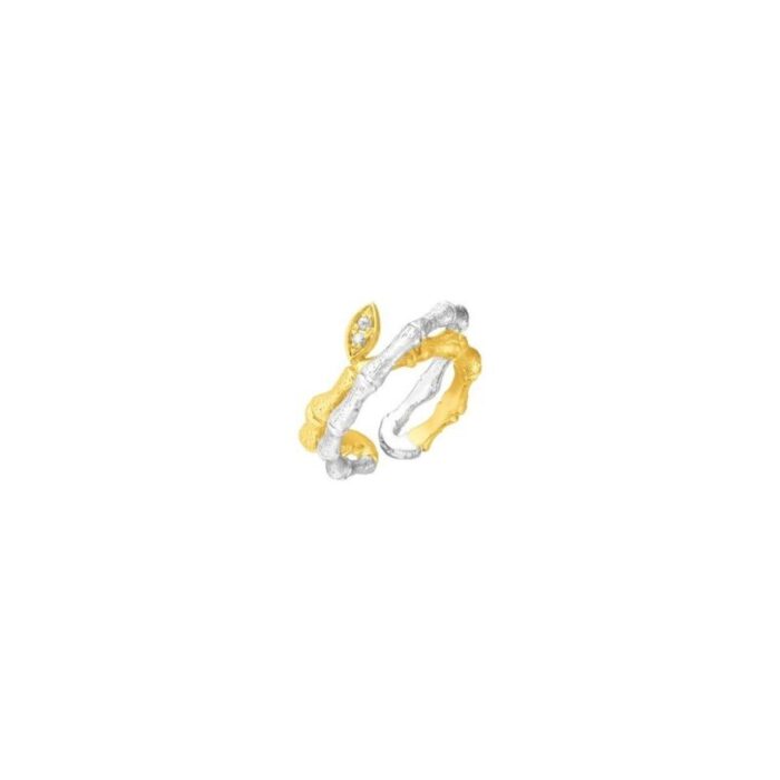 bamboo twist ring with white sapphires 240918033035