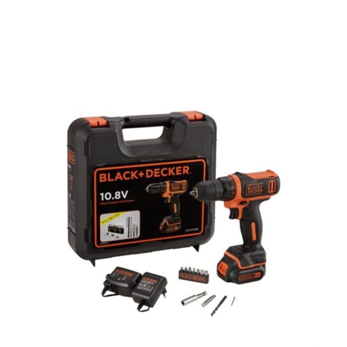 blackdecker bdcdd12k 108v li ion cordless drill driver kit 240626110730