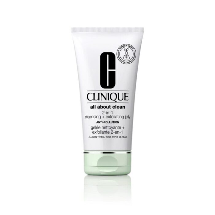 clinique all about clean 2 in 1 cleansing exfoliating jelly 150ml 240614090700