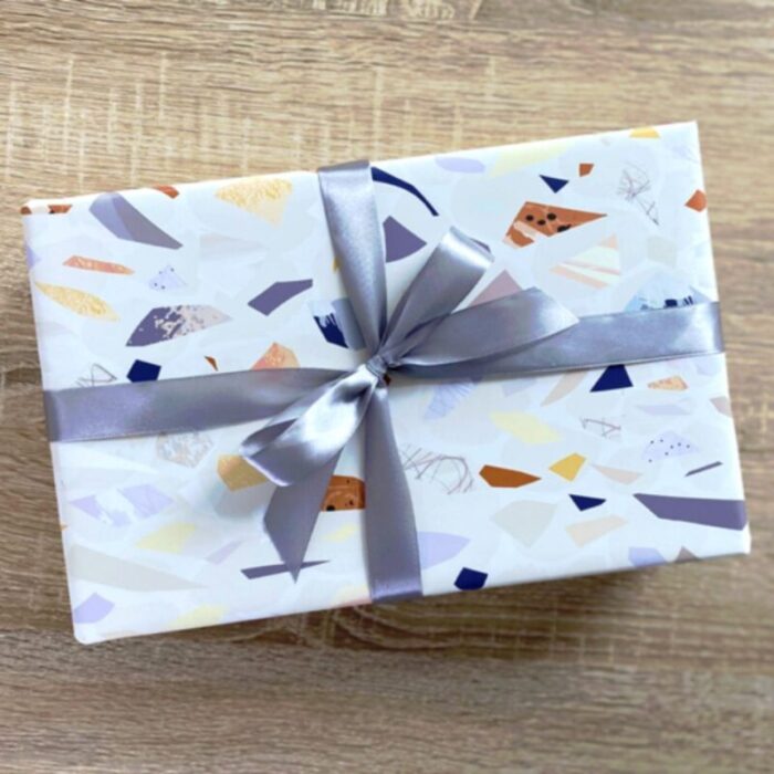 gift wrapping paper roll 3 sheets terrazo contemporary mix 231124025212 1