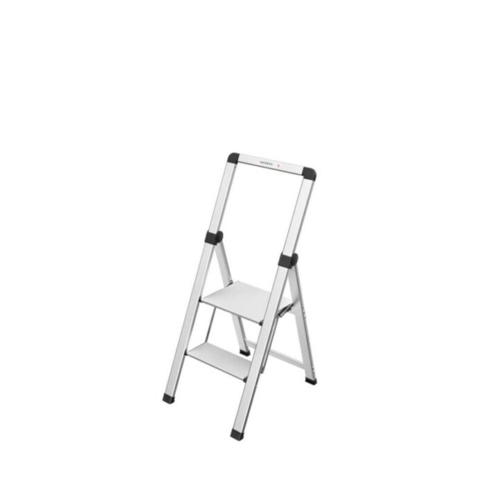 hailo dk40 basicline 2 step stool white ladder 240731014718