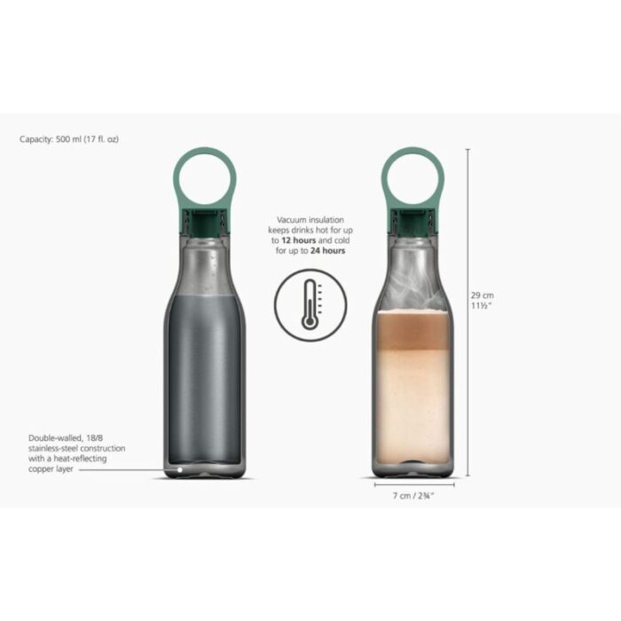 joseph joseph loop 500ml stainless steel vacuum insulated water bottle anthracite 240819121417 1