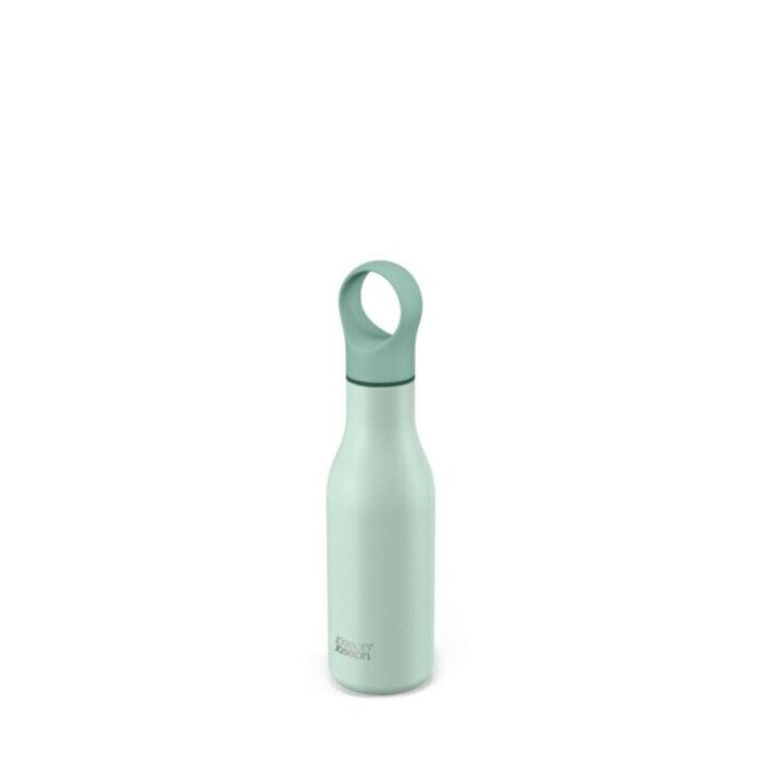 joseph joseph loop 500ml stainless steel vacuum insulated water bottle green 240819121415