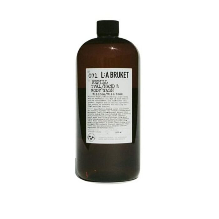 la bruket 071 hand body wash refill wild rose 1000ml 230213021300