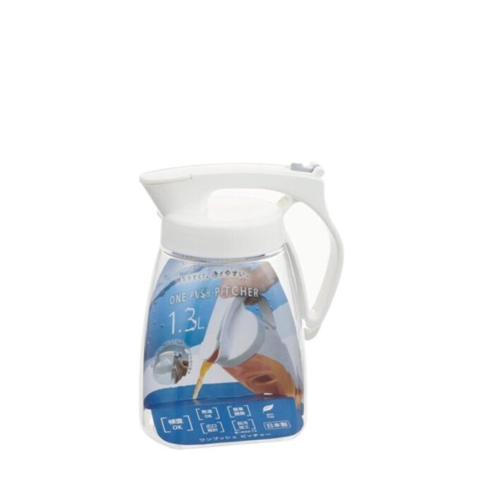 lustroware one push pitcher 13l white 220311023744