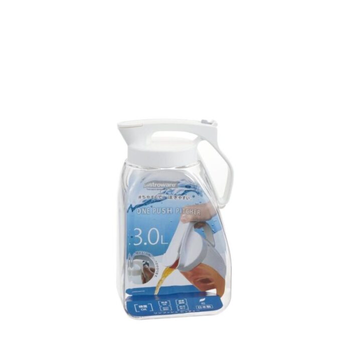 lustroware water pitcher 3l white 211117125009