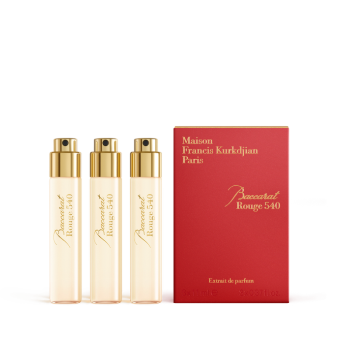 maison francis kurkdjian baccarat rouge 540 extrait de parfum refill 11ml of 3 240731054833