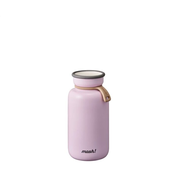 mosh stainless steel latte bottle 450ml pink 240819121346