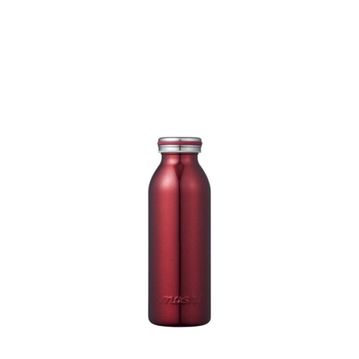 mosh stainless steel light weight bottle 450ml pearl red 240801102906