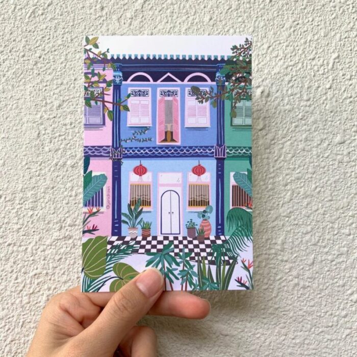 postcard the shophouse blue 240731025022