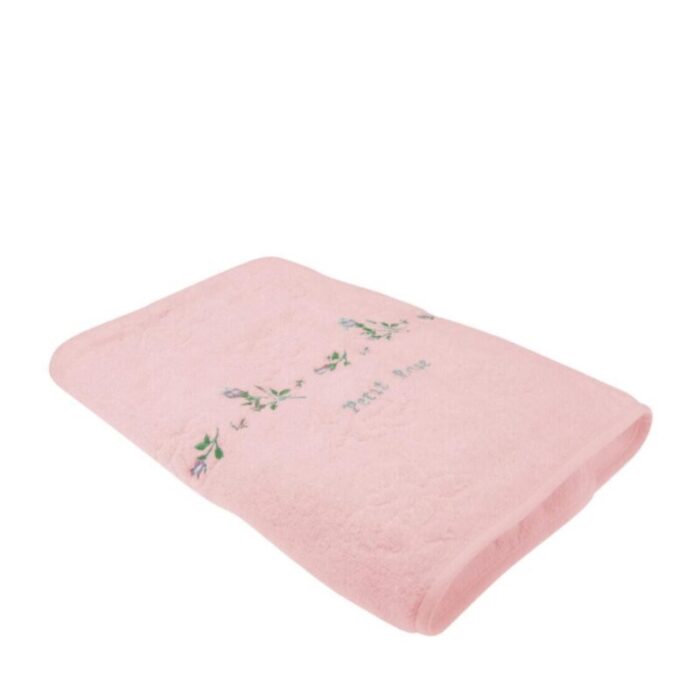 suzanne sobelle petit rose 100 combed cotton bath towel pink 240701063819