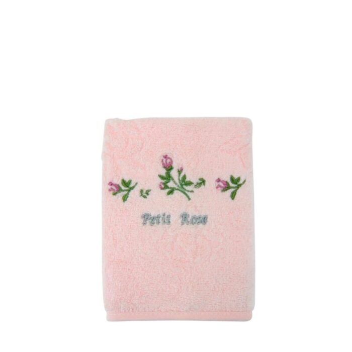 suzanne sobelle petit rose 100 combed cotton face towel pink 240701063817