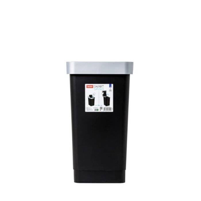 tatay swing dustbin smart 25l black 241001093934