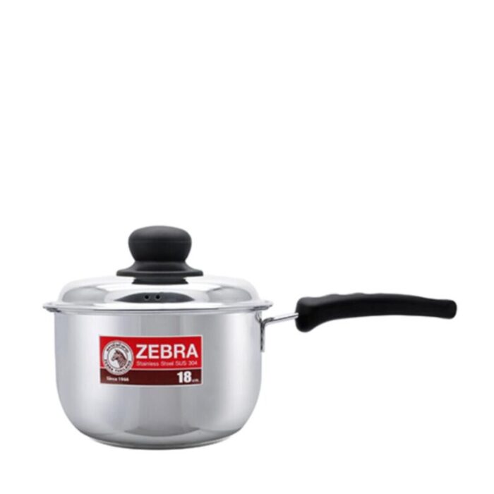 zebra stainless steel sauce pan with lid 18cm extra ii zebra 119zb 168 150 240624110407